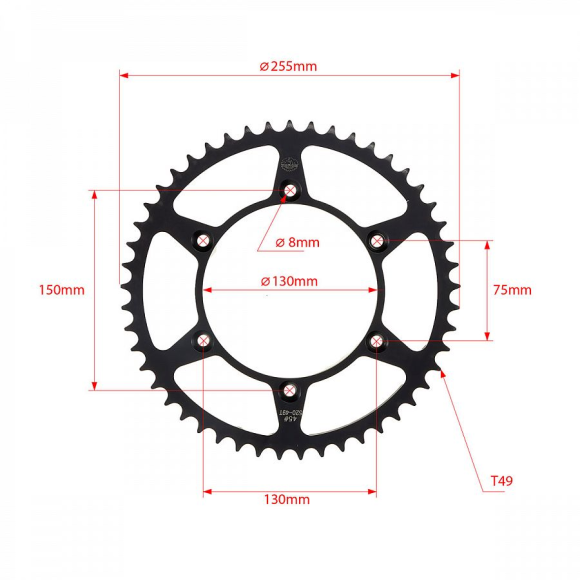 Звезда ведомая стальная SMP-R0251 49T SM-PARTS (JTR 251 49) купить Звезда ведомая стальная SMP-R0251 49T SM-PARTS (JTR 251 49) купить