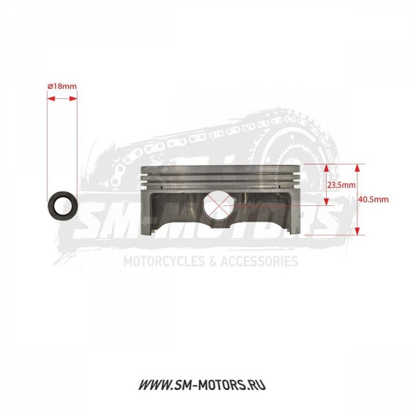 Поршень в сборе PRO-X YAMAHA YZF450 03-09 WRF450 03-15 d-94,97 мм (01.2429.C) купить Поршень в сборе PRO-X YAMAHA YZF450 03-09 WRF450 03-15 d-94,97 мм (01.2429.C) купить