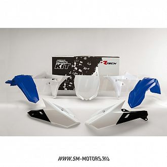 Комплект пластика R-TECH YAMAHA YZF250 14-18 YZF450 14-17 синий/белый (R-KITYZF-BL0-514) купить
