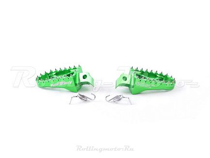 Подножки водителя (пара) зеленые YCF купить