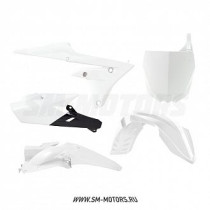 Комплект пластика R-TECH YAMAHA YZF250 14-18 YZF450 14-17 черный/белый (R-KITYZF-BN0-514)