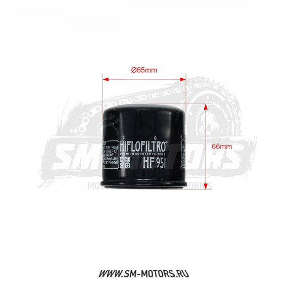 Фильтр масляный HI-FLO HF951 купить Фильтр масляный HI-FLO HF951 купить