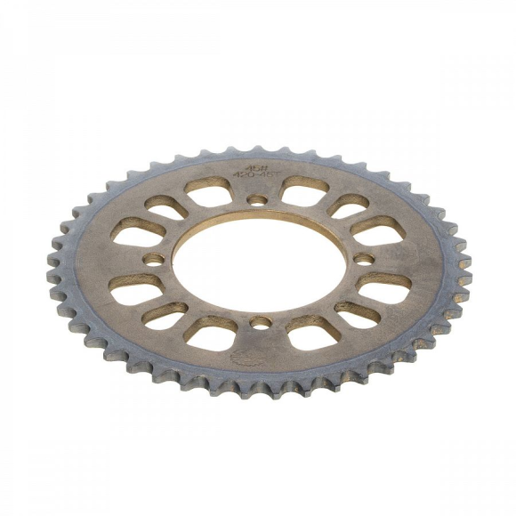 Звезда ведомая стальная питбайк 420-45T SM-PARTS купить
