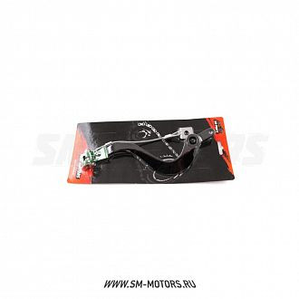 Педаль тормоза SM-PARTS (алюминий) регулируемая KAWASAKI KXF250 04-20 зеленый купить