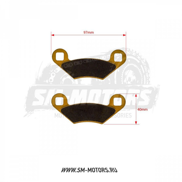 Колодки дискового тормоза (металлокерамика) ATV Polaris FA 159 SM-PARTS купить Колодки дискового тормоза (металлокерамика) ATV Polaris FA 159 SM-PARTS купить