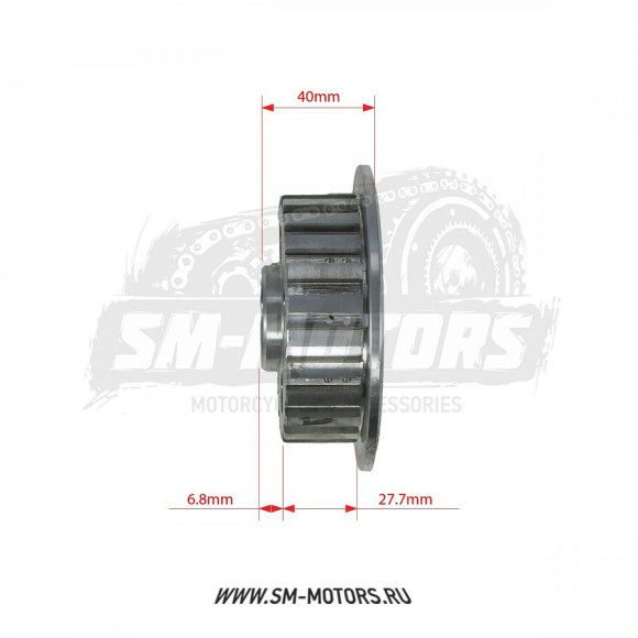 Ступица сцепления CNC тюнинг двиг. DAYTONA ANIMA 150/190, ZS1P62YML-2 (W190) купить Ступица сцепления CNC тюнинг двиг. DAYTONA ANIMA 150/190, ZS1P62YML-2 (W190) купить