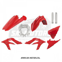 Комплект пластика POLISPORT BETA X-TRAINER 20-22 красный/белый (91059)