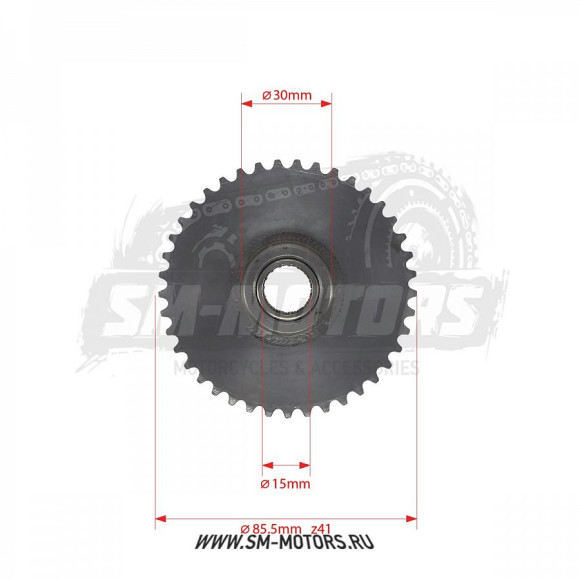Звездочка привода коленвала YCF двиг. 1P44FZA купить Звездочка привода коленвала YCF двиг. 1P44FZA купить