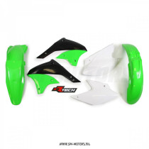 Комплект пластика R-TECH KAWASAKI KLX450R 07-16 зеленый/черный/белый (R-KITKLX-OEM-497)