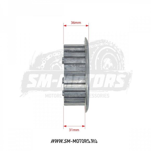 Ступица сцепления GR7 двиг. MT-250 2T OEM купить Ступица сцепления GR7 двиг. MT-250 2T OEM купить