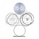 Поршень в сборе ATHENA YAMAHA YZF450 20-22 WRF450 21-23 d-96,95 мм (S5F09700005A) купить