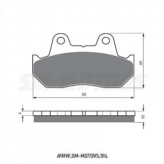 Тормозные колодки GOLD FREN Sintered S3 050 (FA 069) купить