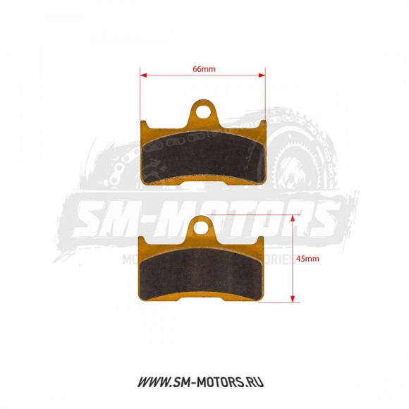 Колодки дискового тормоза (металлокерамика) ATV все модели СF Moto задние FA 344 SM-PARTS купить Колодки дискового тормоза (металлокерамика) ATV все модели СF Moto задние FA 344 SM-PARTS купить