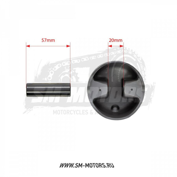 Поршень в сборе PRO-X BETA RR 2T 300 13-17 X-TRAINER 300 15-17 d-71,96 мм (01.7393.C) купить Поршень в сборе PRO-X BETA RR 2T 300 13-17 X-TRAINER 300 15-17 d-71,96 мм (01.7393.C) купить