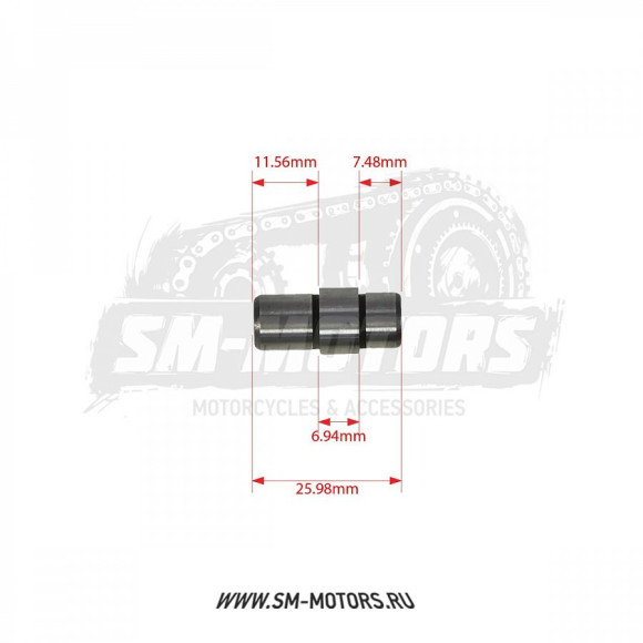 Вал шестерни электростартера ASIAWING двиг.196MR, 020260-758-6185 купить Вал шестерни электростартера ASIAWING двиг.196MR, 020260-758-6185 купить