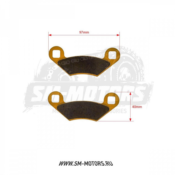 Колодки дискового тормоза (металлокерамика) ATV все модели СF Moto передние FA 159R SM-PARTS купить Колодки дискового тормоза (металлокерамика) ATV все модели СF Moto передние FA 159R SM-PARTS купить