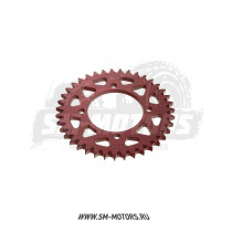 Звезда ведомая аллюминиевая питбайк 428-39T красная SM-PARTS