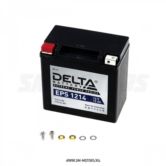 АКБ DELTA EPS 1214 NANO-GEL YTX14-BS (149 x 87 x 144) купить