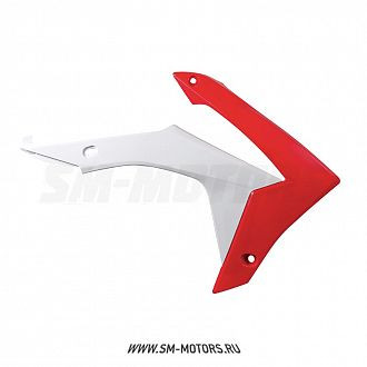 Обтекатели радиатора R-TECH HONDA CRF250R 14-17 CRF450R 13-16 красный/белый (R-CVCRFRSBN13) купить