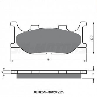 Тормозные колодки GOLD FREN Sintered S3 099 (FA 199) купить