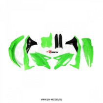 Комплект пластика R-TECH KAWASAKI KXF250 17-20 неоновый зеленый (R-KITKXF-VF0-519)