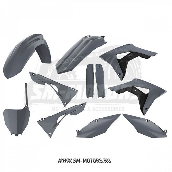 Комплект пластика POLISPORT HONDA CRF250R 18 CRF450R 17-18 серый (90823) купить