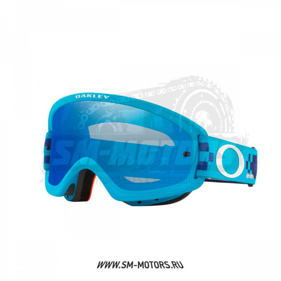 Очки для мотокросса OAKLEY O-Frame 2.0 PRO YOUTH MX Checkerboard синие/ синяя Iridium (OO7116-12) купить