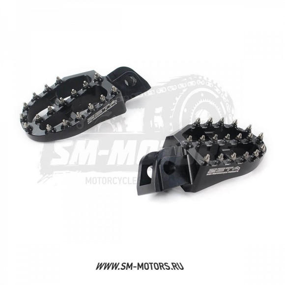 Подножки водителя ZETA (алюминий) KTM SX/SX-F 06-16 черный (ZE93-1810) купить
