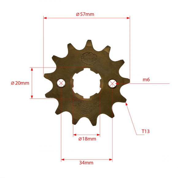 Звезда ведущая 420-13T d-20 SM-PARTS купить Звезда ведущая 420-13T d-20 SM-PARTS купить