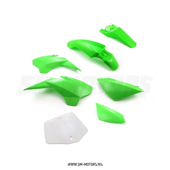 Комплект пластика YCF зеленый купить