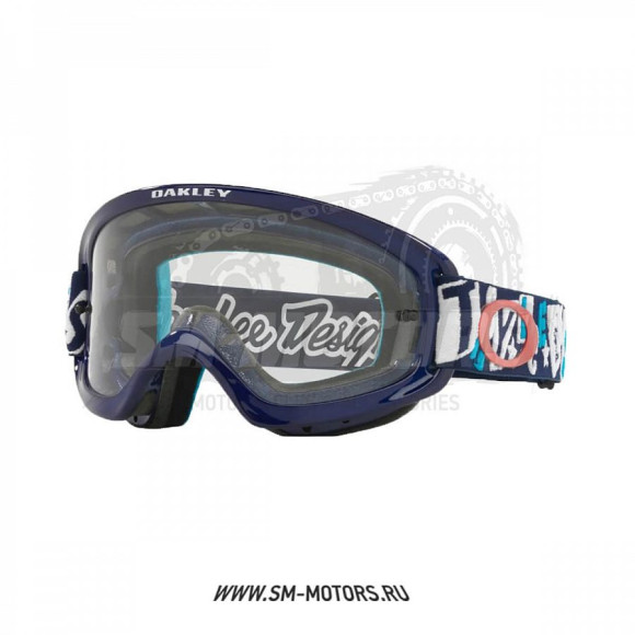 Очки для мотокросса OAKLEY O-Frame 2.0 PRO XS MX TLD ANARCHY тем. синие/прозрачная (OO7116-15) купить