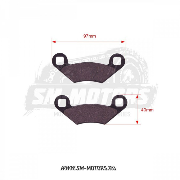 Колодки дискового тормоза ATV Kawasaki, Kazuma передн. левые FA 165 SM-PARTS купить Колодки дискового тормоза ATV Kawasaki, Kazuma передн. левые FA 165 SM-PARTS купить