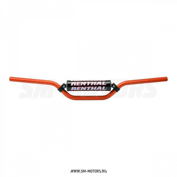 Руль алюминиевый RENTHAL 7/8 MINI MX KTM 50SX 825-01-OR (670 x 80 мм) оранжевый купить