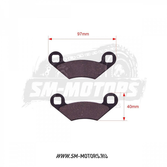 Колодки дискового тормоза ATV Polaris FA 159 SM-PARTS купить