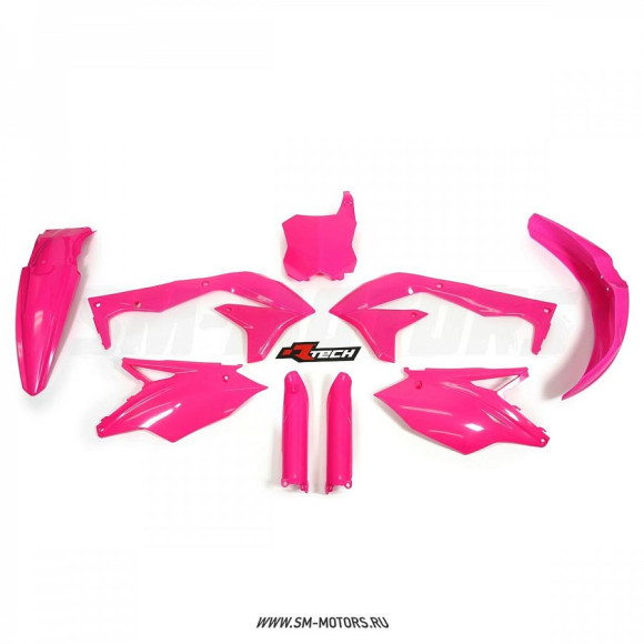 Комплект пластика R-TECH KAWASAKI KXF450 16-18 неоновый розовый (R-KITKXF-FU0-517) купить