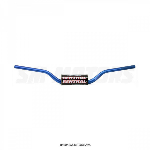 Руль алюминиевый RENTHAL FATBAR MX/Enduro 605-01-BU (805 x 97 мм) синий купить