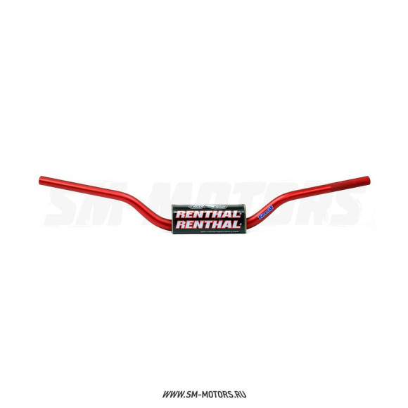 Руль алюминиевый RENTHAL FATBAR MX/Enduro 605-01-RD (805 x 97 мм) красный купить