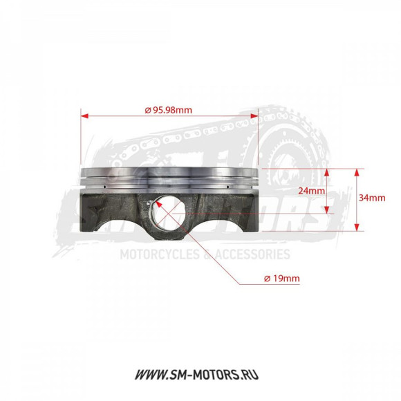 Поршень ASIAWING двиг.196MR купить