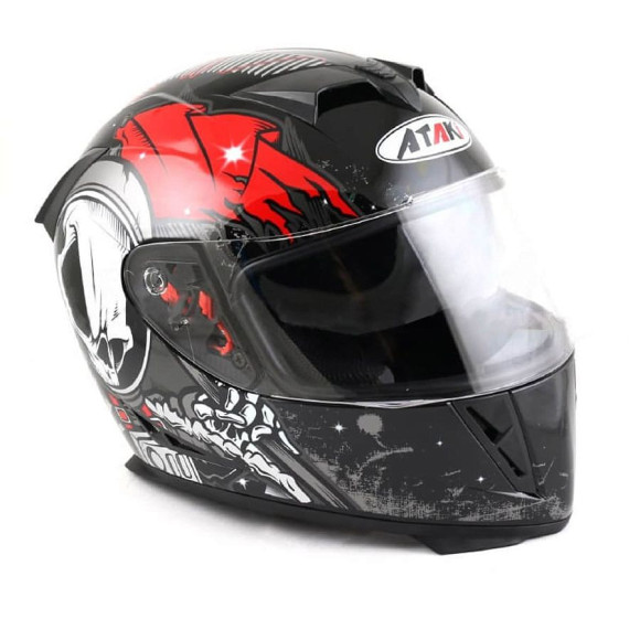 Шлем интеграл ATAKI FF311 Skull купить Шлем интеграл ATAKI FF311 Skull купить