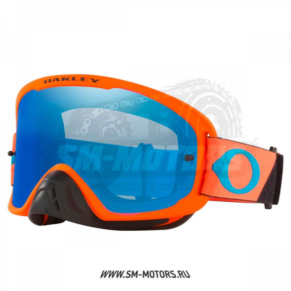 Очки для мотокросса OAKLEY O-Frame 2.0 PRO MX Heritage оранжевые/ синяя iridium (OO7115-22) купить