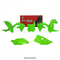Комплект пластика R-TECH KAWASAKI KXF450 19-22 неоновый зеленый (R-KITKXF-VF0-599)