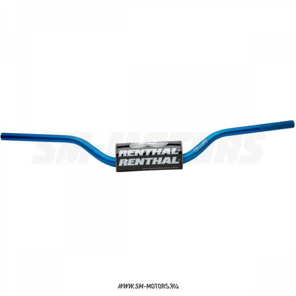 Руль алюминиевый RENTHAL FATBAR MX/Enduro 609-01-BU (802 x 120 мм) синий купить