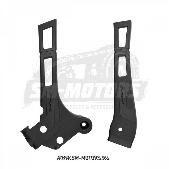 Защита рамы POLISPORT (пластик) YAMAHA YZ125/250 05-21 черный (8466700001) купить