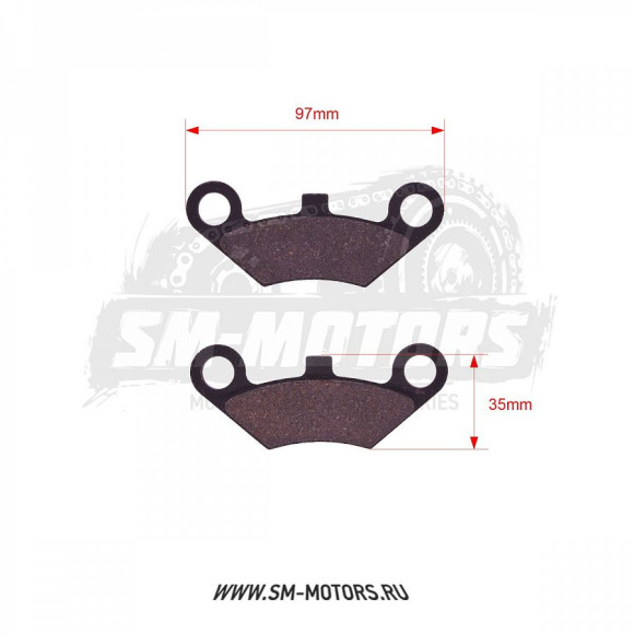 Колодки дискового тормоза ATV все модели СF Moto (передн.) FA 159R SM-PARTS купить Колодки дискового тормоза ATV все модели СF Moto (передн.) FA 159R SM-PARTS купить