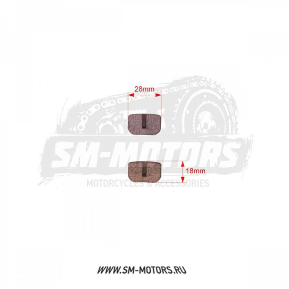 Колодки дискового тормоза YCF 50 купить Колодки дискового тормоза YCF 50 купить