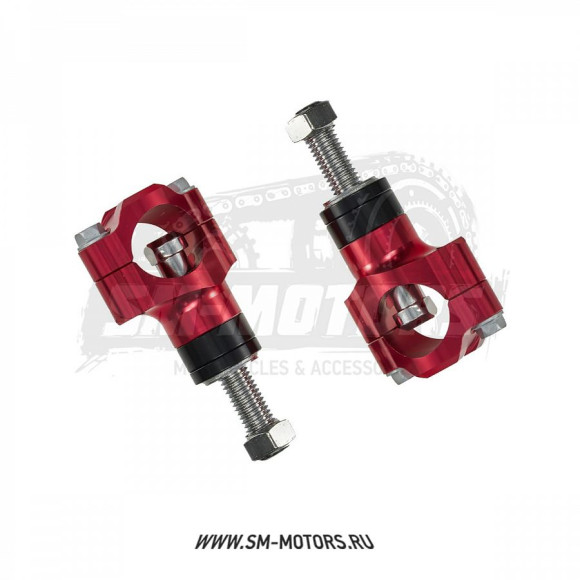 Кронштейны крепления руля OTOM (пара) 28мм красные M12 CNC купить Кронштейны крепления руля OTOM (пара) 28мм красные M12 CNC купить