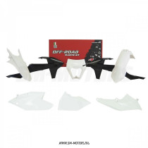 Комплект пластика R-TECH KTM EXC/EXC-F/XC-W 17-19 белый/черный (R-KITKTM-OEM-588)