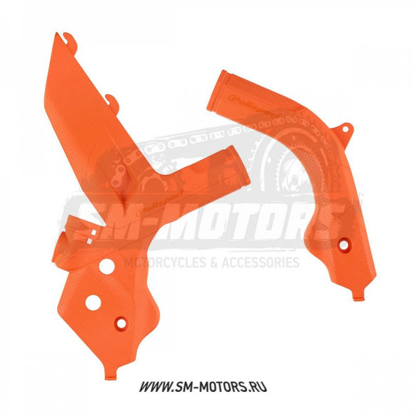 Защита рамы POLISPORT (пластик) KTM SX/SX-F 19-22 EXC/EXC-F 20-22 оранжевый (8472900002) купить