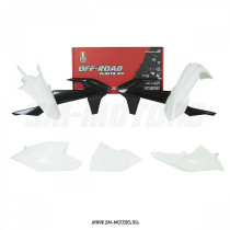 Комплект пластика R-TECH KTM EXC/EXC-F/XC-W 17-19 белый/черный (без обтек. фары) (R-KITKTM-OEM-488)