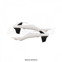 Обтекатели радиатора R-TECH KTM SX65 16-22 белый/черный (R-CVKTMBNNR1665)